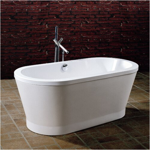 Aquatica PureScape 59 x 28 Freestanding Acrylic Bathtub PURESCAPE 302 XAI1168