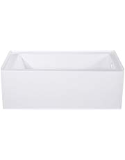 54 Inch Acrylic Alcove Bathtub Freestanding Bathtubs