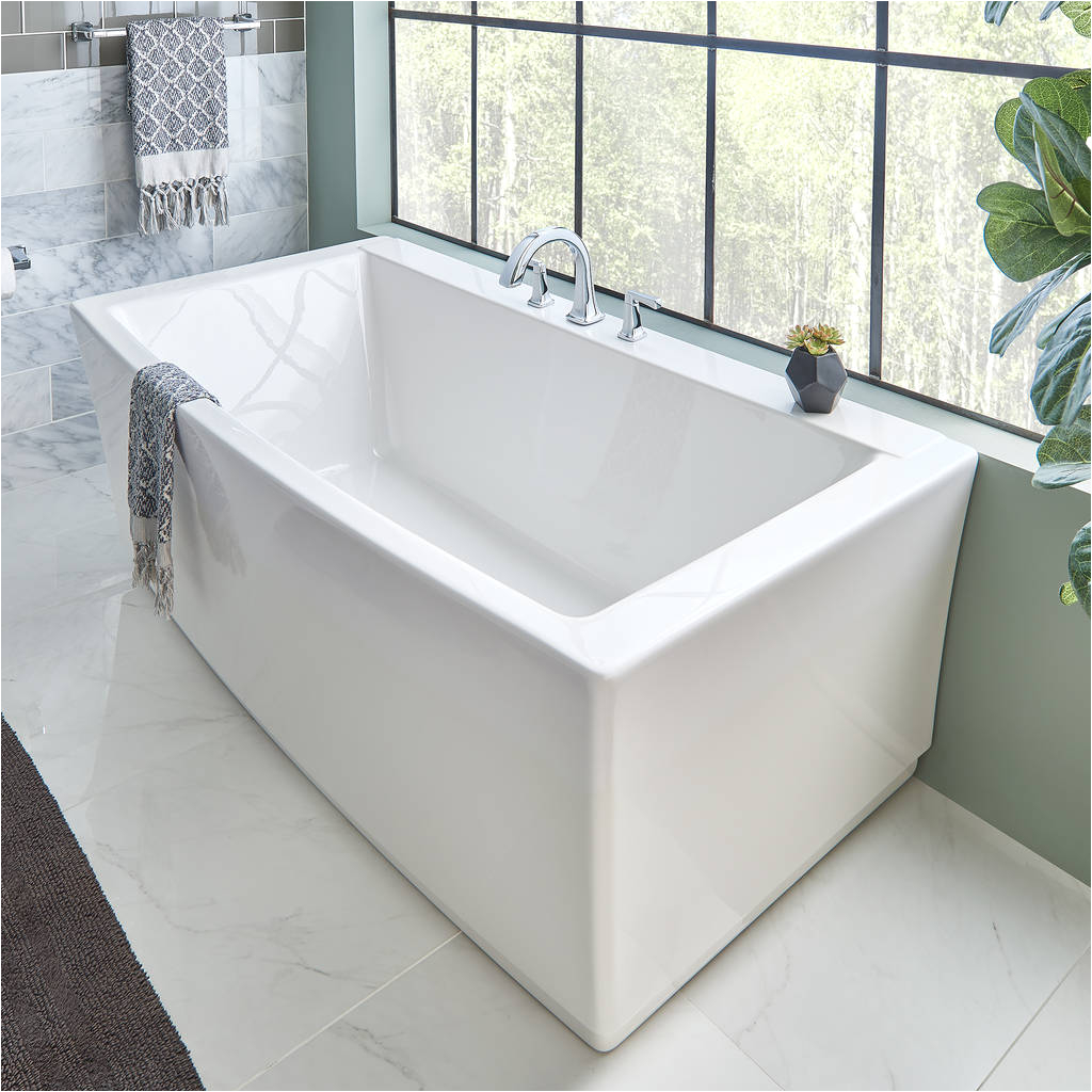 54 to 59 inch alcove soaking tubs