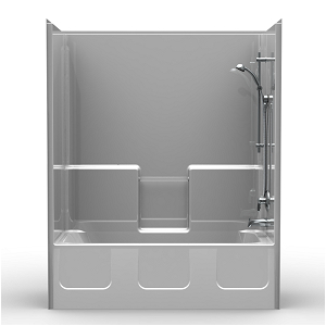 2030 54x32 one piece tub shower with wall surround kit