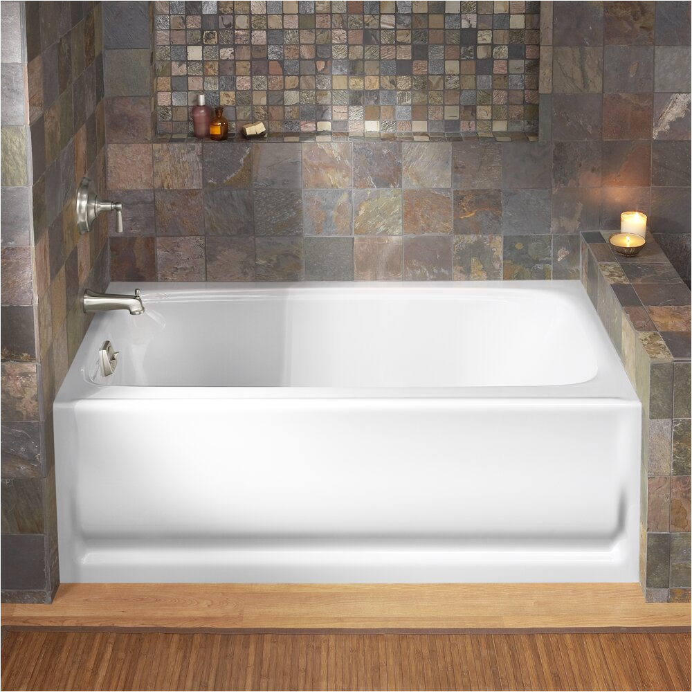 Kohler Bancroft 60 X 32 Alcove Bath with Integral Apron Tile Flange and Left Hand Drain 1150 LA KOH