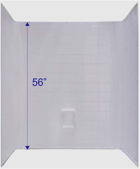 54 Inch Bathtub Wall Surround 27 X 54 Bathtub Surround – Sedco Pier