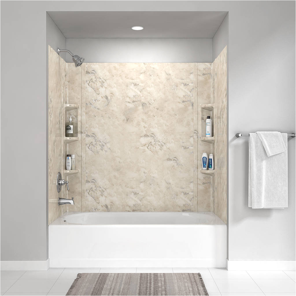 colony 60x59 inch bathtub walls