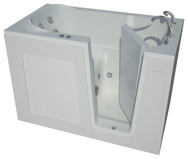 30 x 54 Whirlpool Jetted Walk In Bathtub Right Drain Configuration contemporary bathtubs redirect= 1