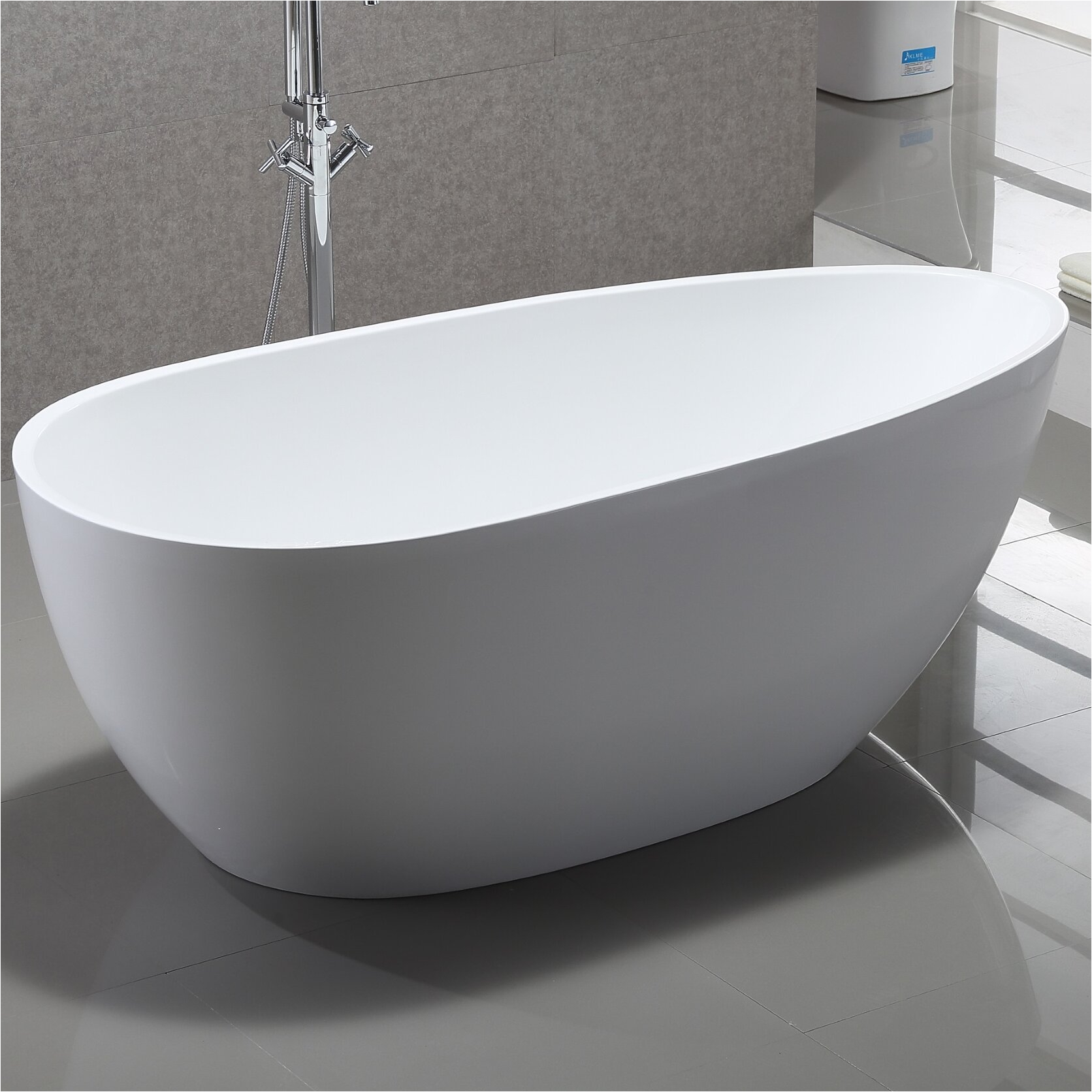 Vanity Art 59 x 29 5 Freestanding Soaking Bathtub VNAR1015