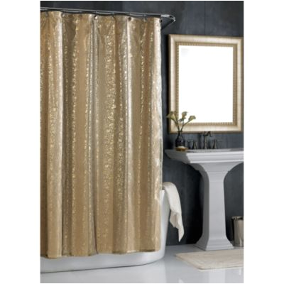 gold sheer curtains