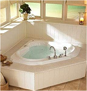 5' Jetted Bathtub Jacuzzi Dt Bellavista Corner Salon Spa Bath White