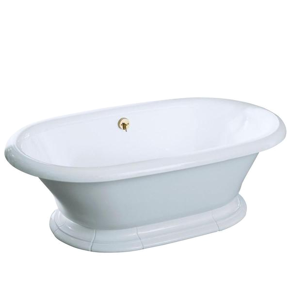 6 Foot Bathtubs for Sale Shop Kohler Vintage 6 Foot Center Drain Free Standing Cast