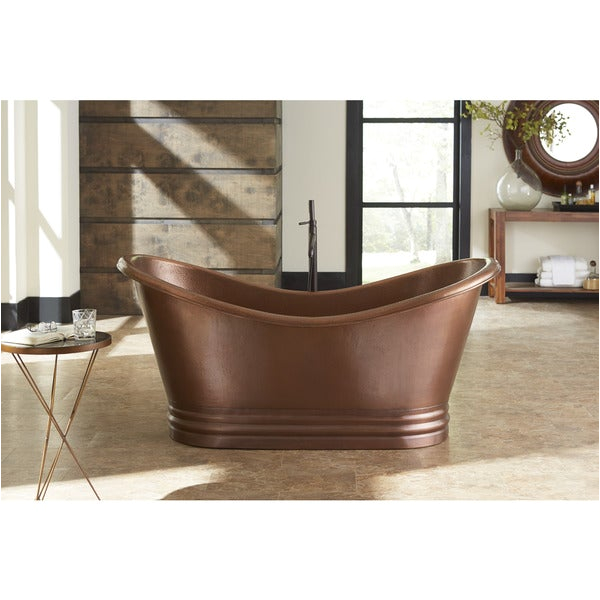 6 Ft Freestanding Bathtub Shop Sinkology Euclid Freestanding Bathtub 6 Foot Handmade