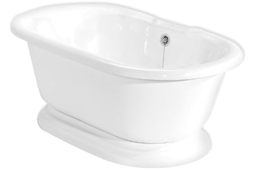 freestanding tub 60 inch nobb hill by american bath factory