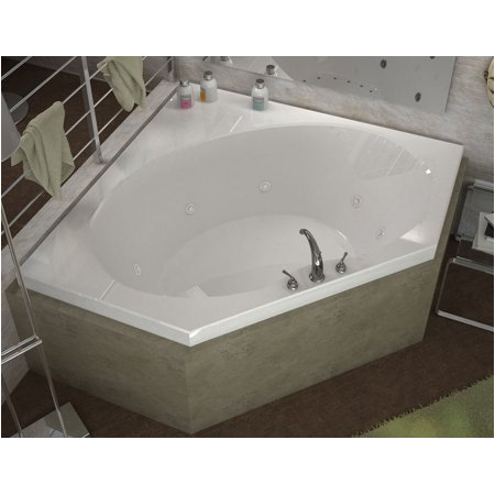 60 Freestanding Bathtub with Jets Luna 60 X 60 Corner Whirlpool Jetted Bathtub Walmart