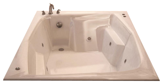 72 Jetted Bathtub atlantis Tubs 5472cw Caresse 54x72x23 Inch Whirlpool