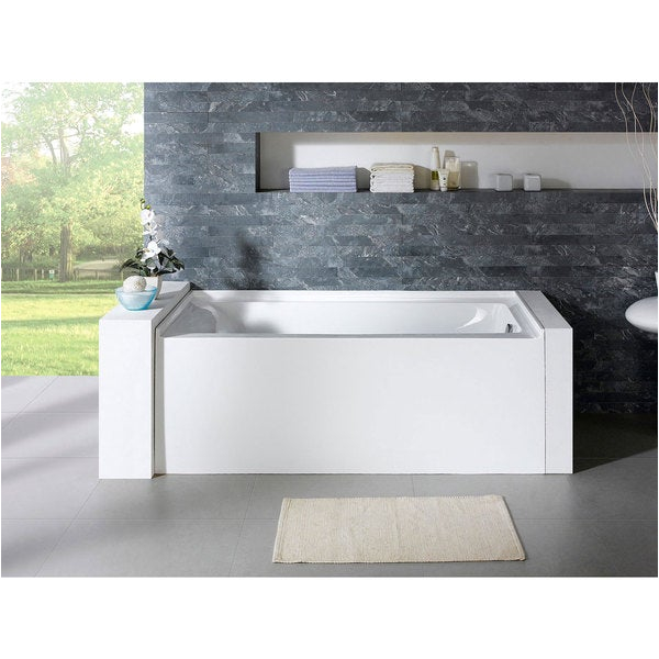 72×32 Bathtub Delano 59 Inch X 32 Inch White Rectangle Alcove soaking