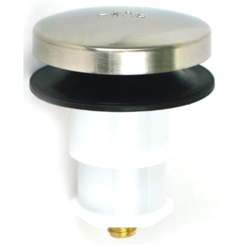 watco® foot actuated bathtub stopper with 3 8 pin adapter bn p