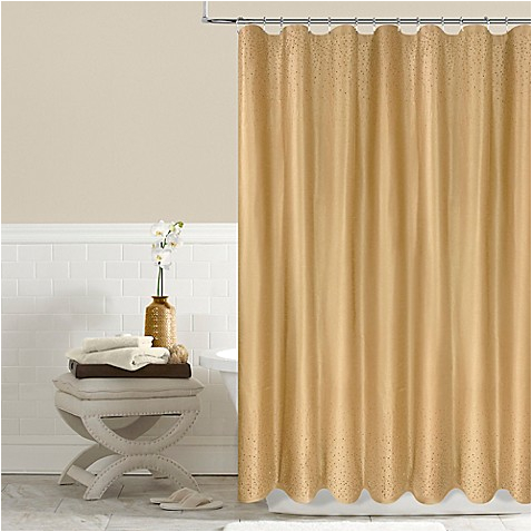 twilight 72 inch x 84 inch shower curtain gold