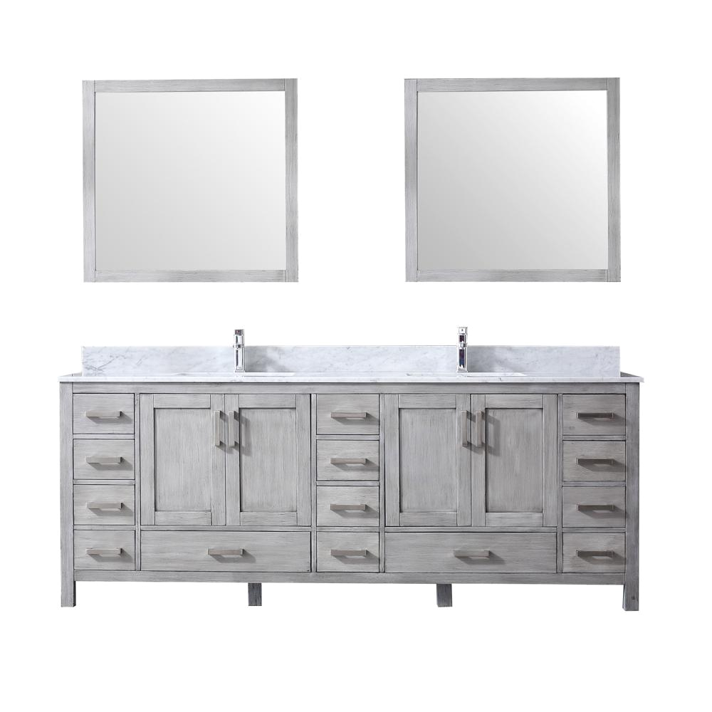 84 Bathtubs Lexora 84 In Double Bath Vanity In Distressed Grey W