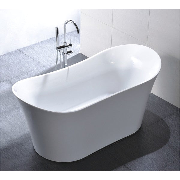 Acrylic Bathtubs for Sale Shop Vanity Art 67 Inch Freestanding Acrylic soaking