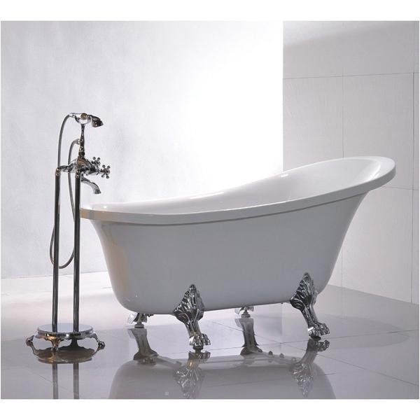 legion furniture 69 white acrylic tub no faucet