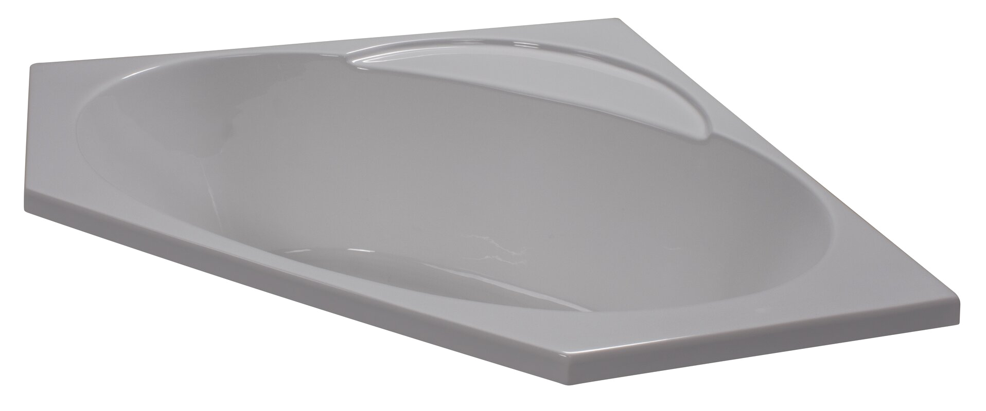 american acrylic 48 x 48 soaker corner bathtub xcx1120