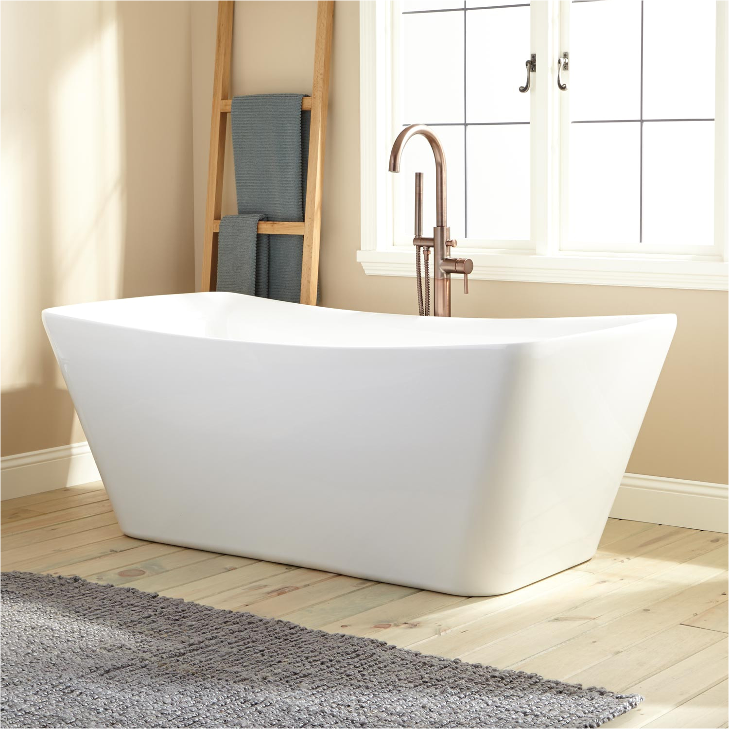 nina acrylic freestanding tub