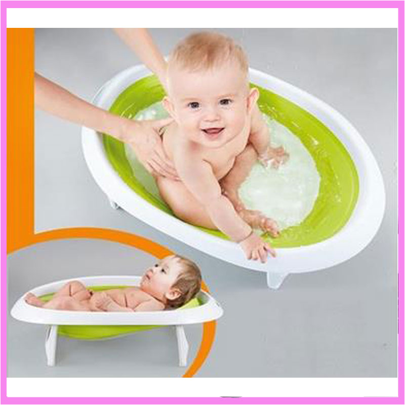 Age for Baby Bathtub 2 In 1 Foldable Newborn Baby Bathtub Baby Sitting Lying