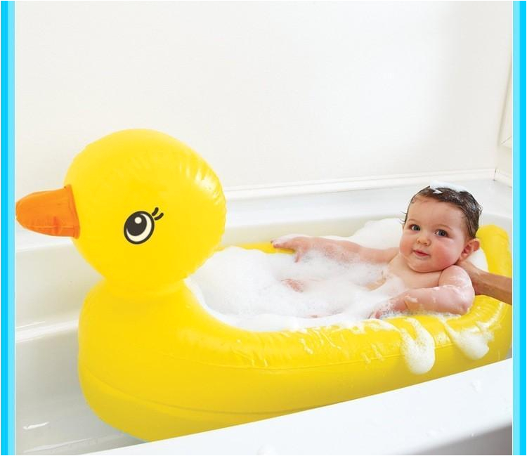 Age for Baby Bathtub New Fashion Inflatable Bath Tub Baby Portable 0 2 Years