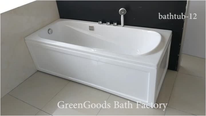 2 Wall Alcove Corner Bathtub with