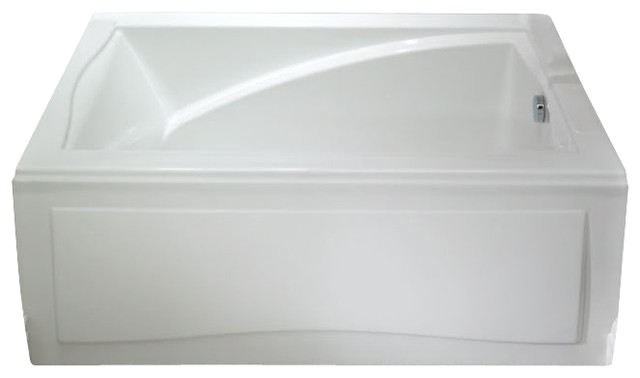 60x32 neptune alcove delight bathtub with skirt tonic massage system contemporary baths