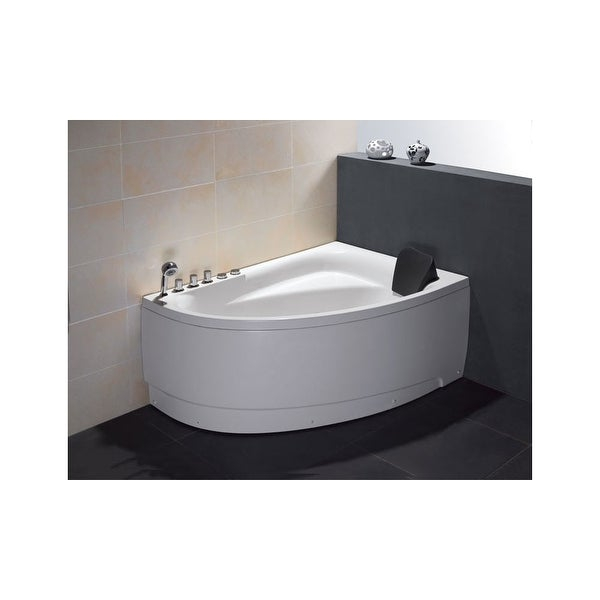 Alcove Bathtub 59 Shop Eago Am161 L 59" Acrylic Whirlpool Bathtub for Alcove