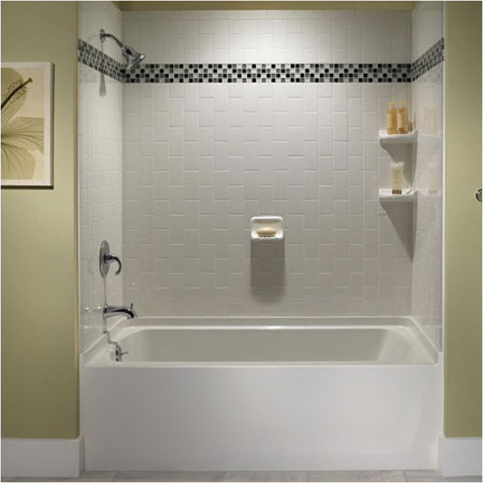 Alcove Bathtub and Surround 29 White Subway Tile Tub Surround Ideas and Pictures
