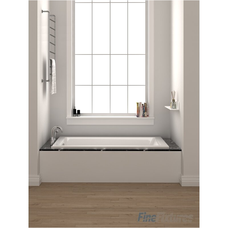 Fine Fixtures Drop In or Alcove Bathtub 32 x 48 Soaking Bathtub BT106 BT FINF1003