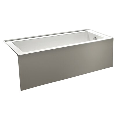 Kingston Brass Aqua Eden Contemporary Alcove Acrylic 60 x 30 7 Bathtub KBBB3807