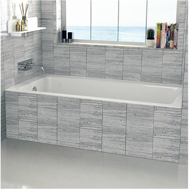 Fine Fixtures Drop In or Alcove 32 x 60 Soaking Bathtub FINF1004