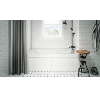 Alcove Bathtub with Jets Jacuzzi Cts6036wlr2hxw White 60" X 36" Cetra Three Wall