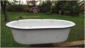 antique baby bathtub