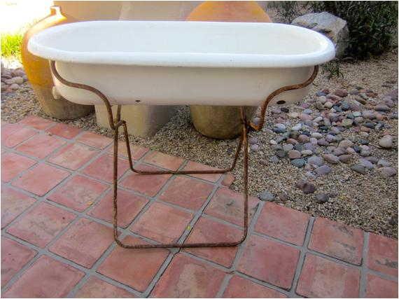 authentic european antique baby bathtub