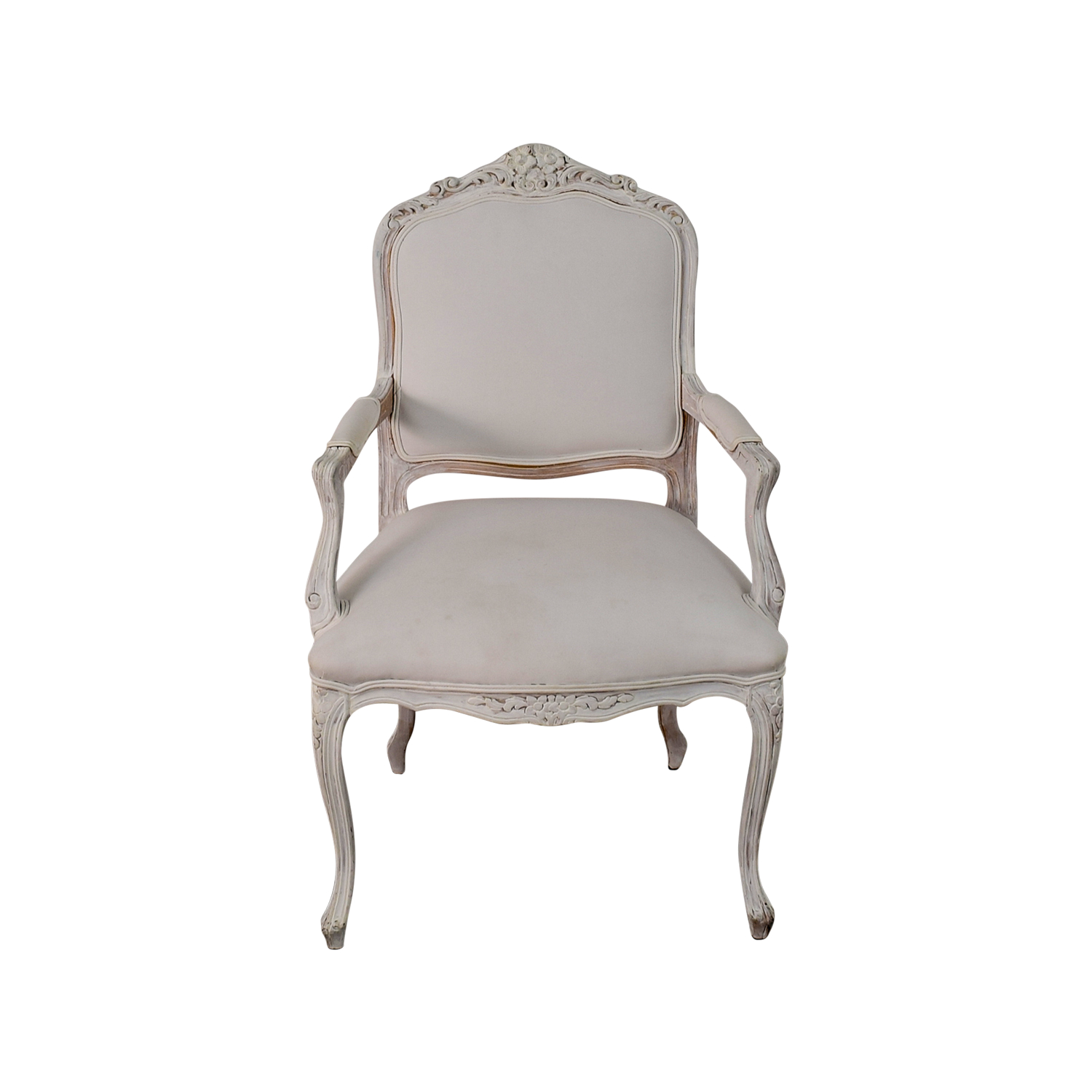 Antique White Accent Chair Off Antique Chippendale White Chair Chairs