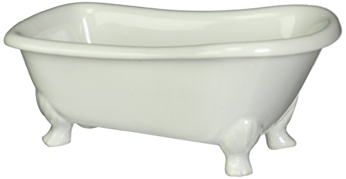 kingston brass batubw 7 inch length ceramic tub miniature with feet white