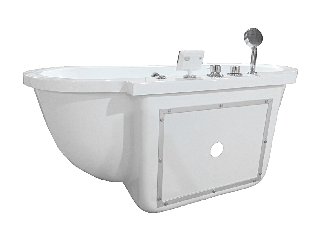 ariel bath 71 x 37 whirlpool bathtub zzb1035