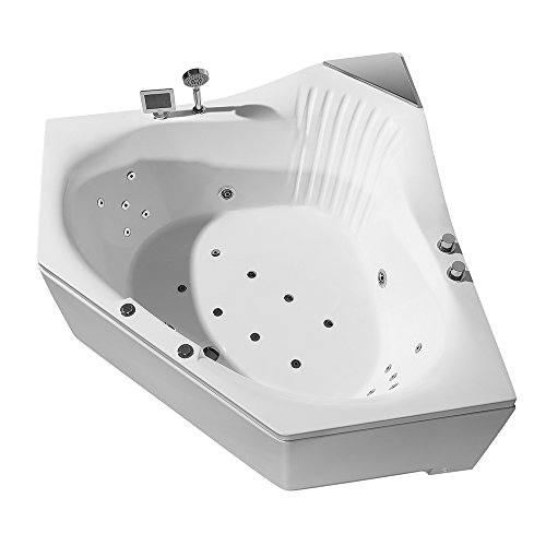 ariel platinum pw cw1 whirlpool bathtub 59 x 59 x 31 inches corner tub