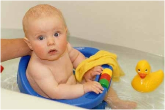 ing a baby bath or bath seat