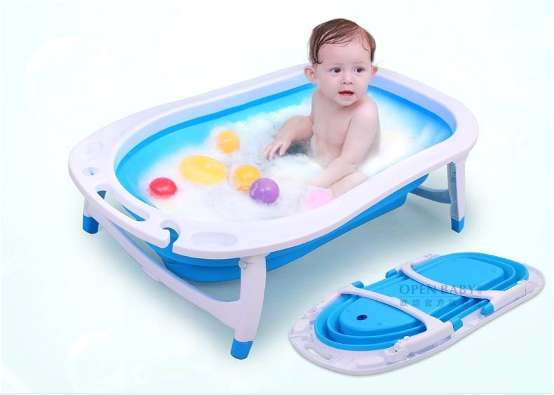 size 93 60 25 5cm suit for 8 years old baby newborn baby bath supplies large thick collapsible baby bathtub child bath tub
