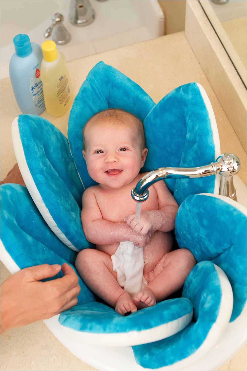 blooming bath convenient way to bathe baby