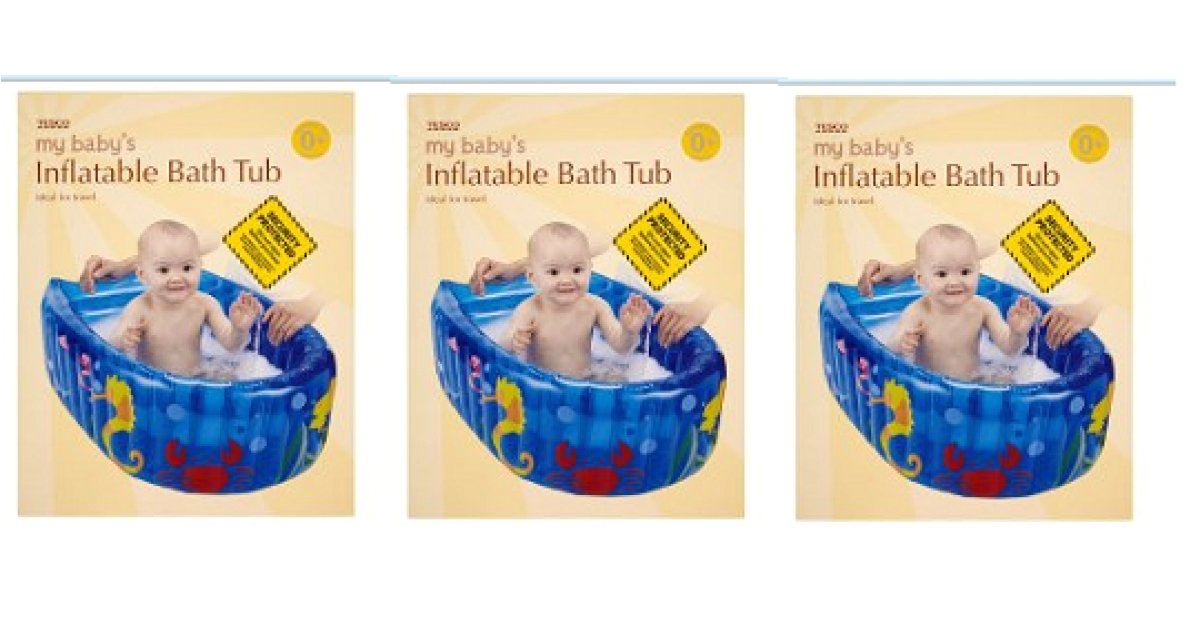 Baby Bath Tub asda My Baby Inflatable Bath Tub £4 Tesco