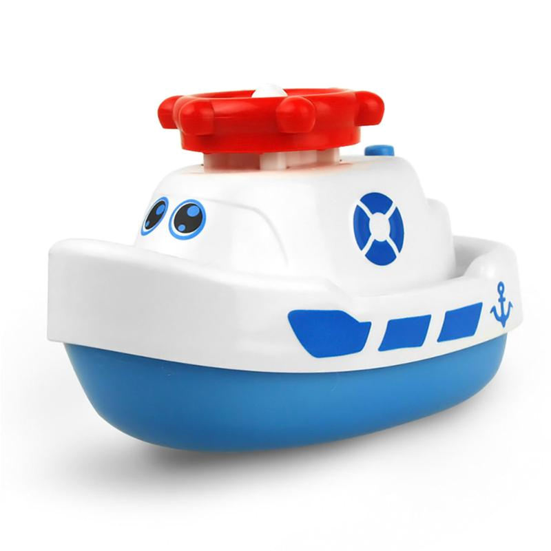 electric rotating water jet boat bathtub toy for boys and girls
