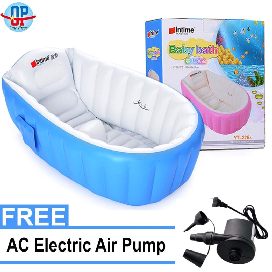 how to intime baby bath tub portable bathtub with free hand pump in philippines