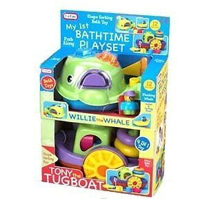 Baby Bath Tub Gift Set Tub Time Water Park Play Set Bath toy Child Baby 12