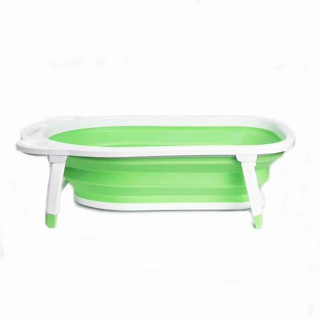babyzone baby foldable bath tub green