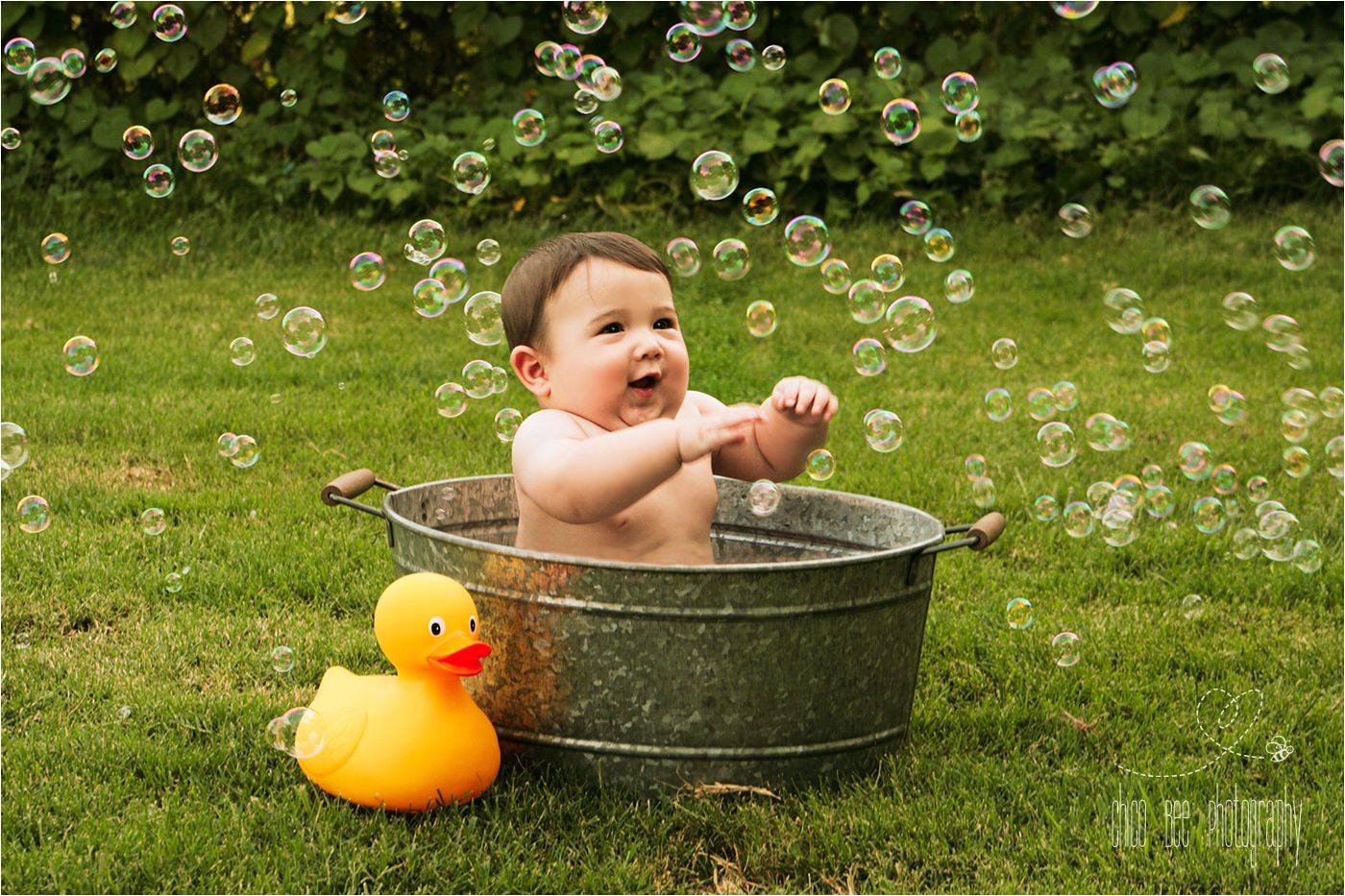 Baby Bathtub 4 Months Cuteness Overload Baby Boy with Bubbles and Giant Rubber