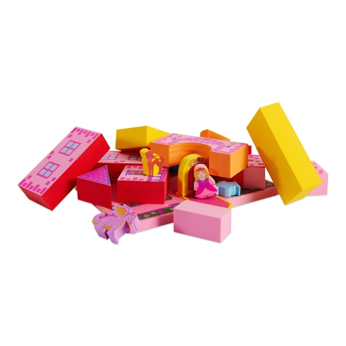 Baby Bathtub Blocker Bath Blocks Pink Floating Castle Set